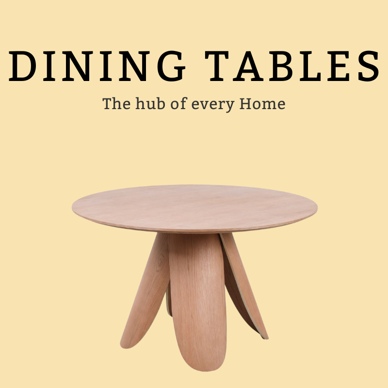 Round dining tables and timber dining tables available in Brisbane.