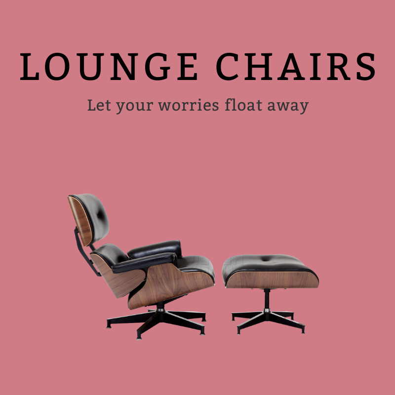 Premium recliner and lounge chairs made from leather and wool 